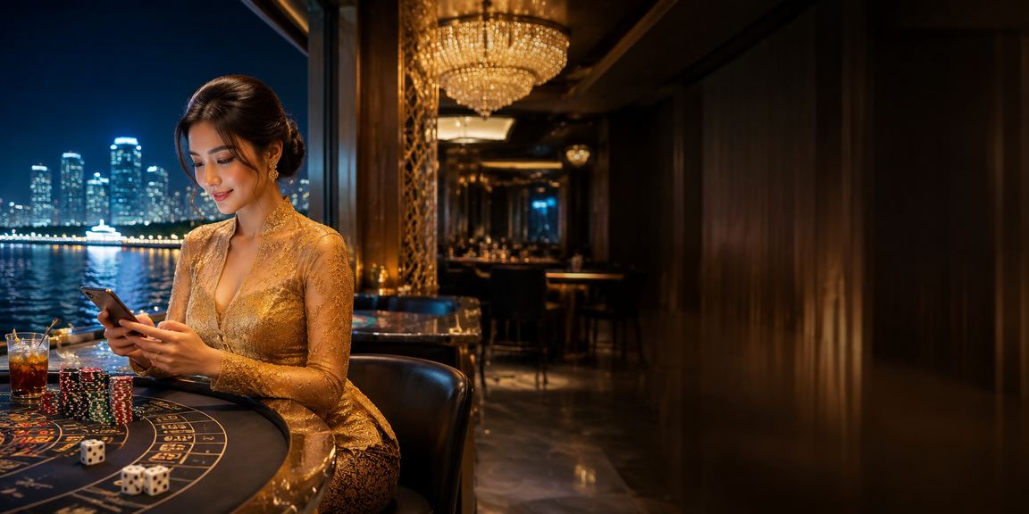 Permainan dadu tradisional berbaju kebaya di Pulau Pinang
